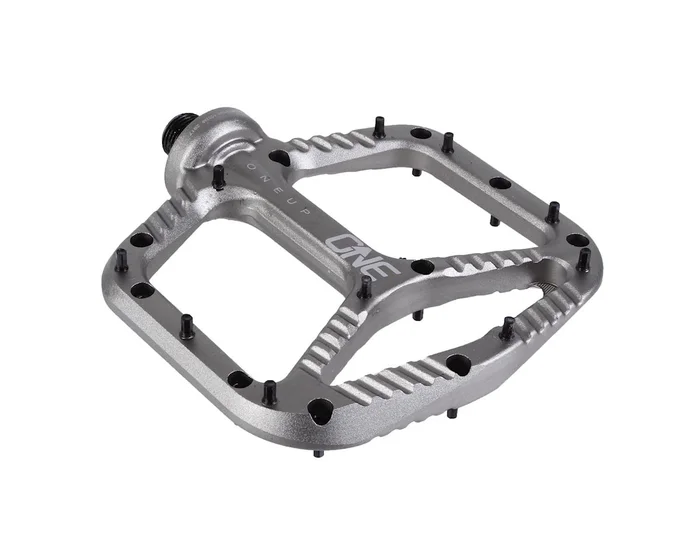 OneUp Components Aluminum Platform Pedals (Grey) (9/16″)