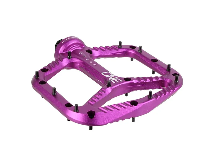 OneUp Components Aluminum Platform Pedals (Purple) (9/16″)