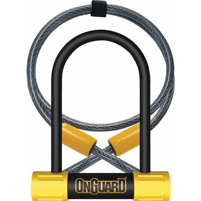 OnGuard BullDog Series U-Lock – 3.5 x 5.5″, Keyed, Includes 4′ cable and bracket