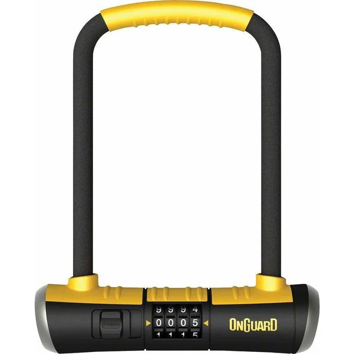 OnGuard BullDog Series U-Lock – 4.5 x 9″, Combination Bike Lock