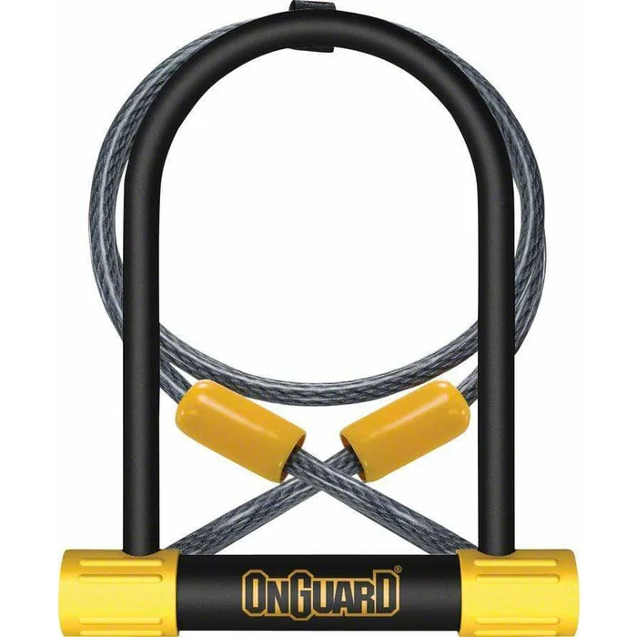 OnGuard BullDog Series U-Lock – 4.5 x 9″, Keyed, Includes 4′ cable and bracket