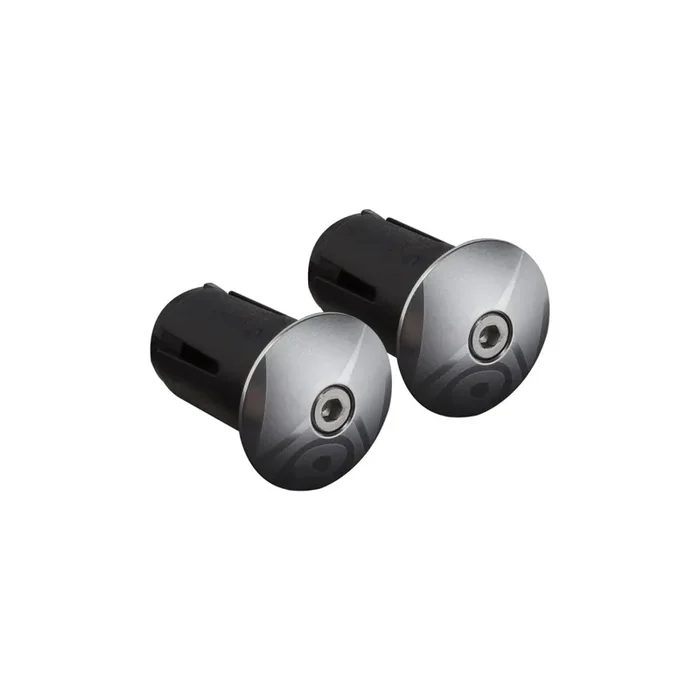 Origin8 Alloy Locking Bar End Plugs Locking Anodized Silver
