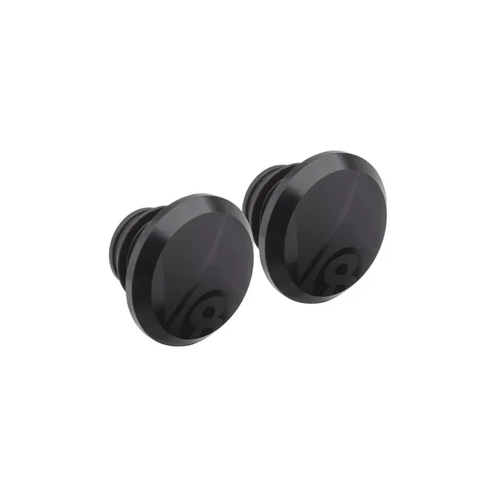 Origin8 Alloy MTB Push-In Bar End Plugs Push-In Anodized Black