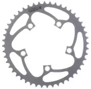 Origin8 Blade Chainring 44t 110 BCD 5-Bolt 8/9-Speed Aluminum Silver Road MTB