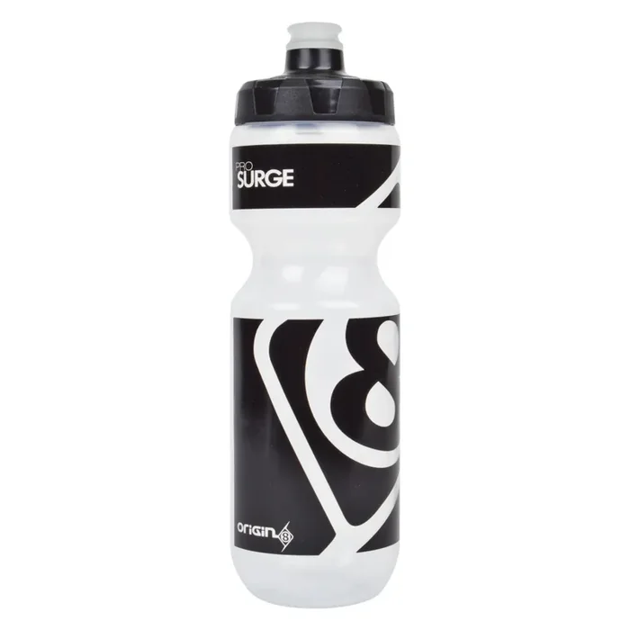 Origin8 Carbon Pro-Surge 24oz Clear/Black Durable And Lightweight PP Bottle