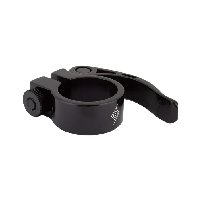 Origin8 Clampdown QR Seatpost Clamp 28.6 Black Rounded Edge & Floating Bolt