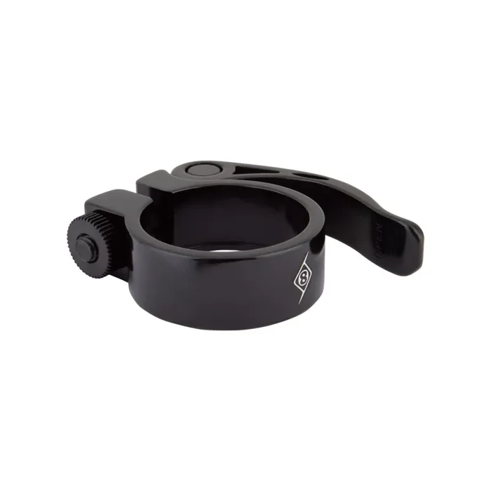 Origin8 Clampdown QR Seatpost Clamp 34.9 Black Rounded Edge & Floating Bolt