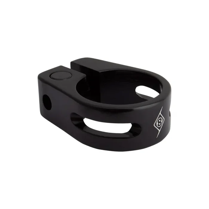 Origin8 Clampdown UL Seatpost Clamp 29.8 Black Rounded Edge & Floating Bolt
