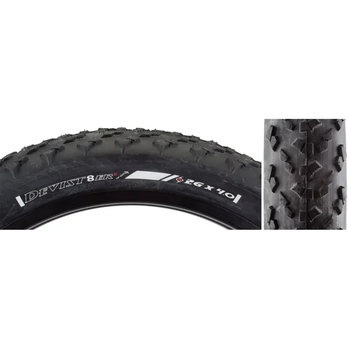 Origin8 Devist8er 26 x 4.0 Clincher Wire TPI 30 Black/Black Reflective