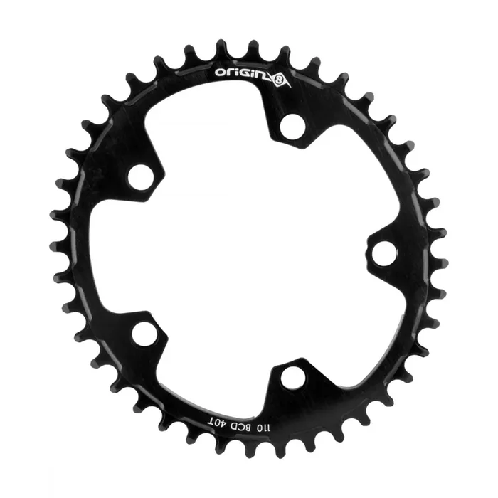 Origin8 Holdfast Oval 1x Chainring 40t 110 BCD 5-Bolt 10/11-Speed Aluminum