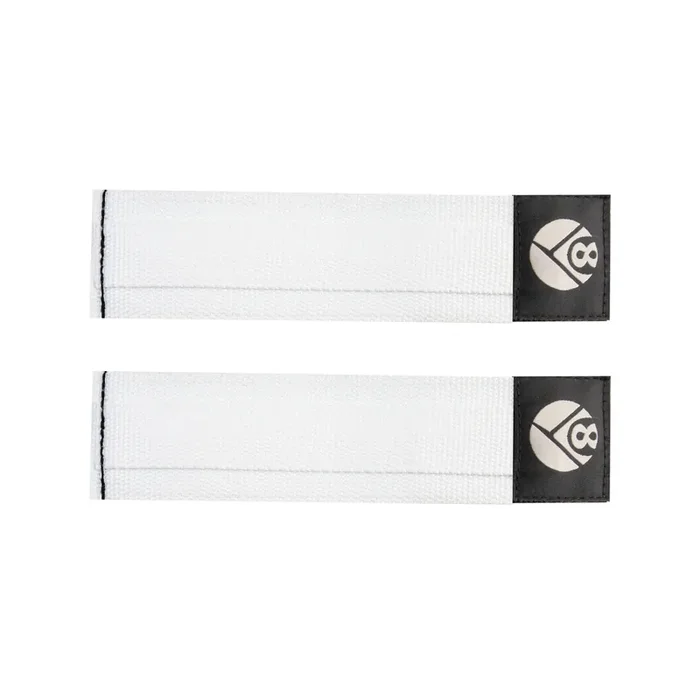 Origin8 Pro Grip II Foot Straps White Anti-Slip Tension Design