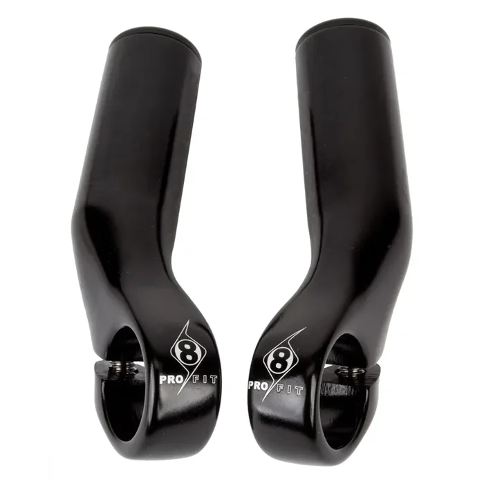Origin8 Pro-Lite Bar Ends Black Lightweight & Durable Forged AL6061-T6 Alloy