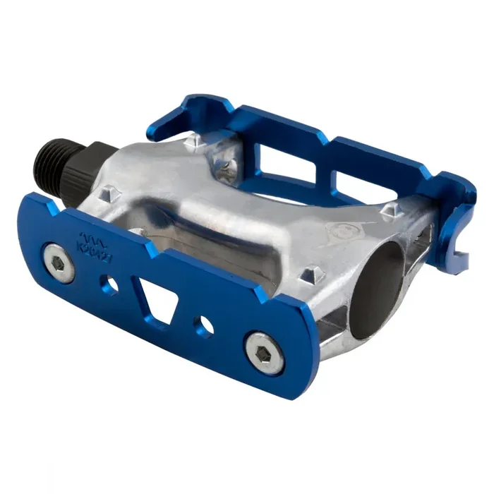 Origin8 Pro Lite Track Platform Pedals 9/16″ Chromoly Axle Alloy Body Ano-Blue