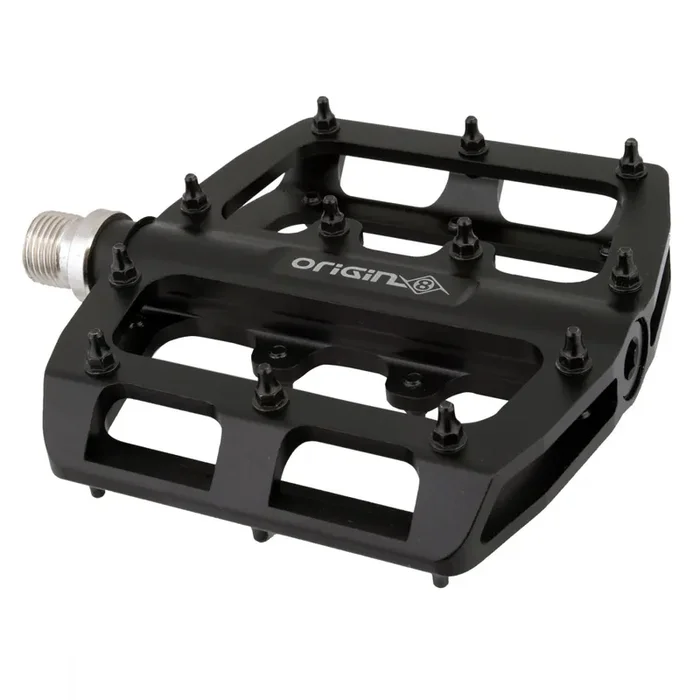 Origin8 Rascal Platform Pedals 9/16″ Concave Aluminum Body Removable Pins Black