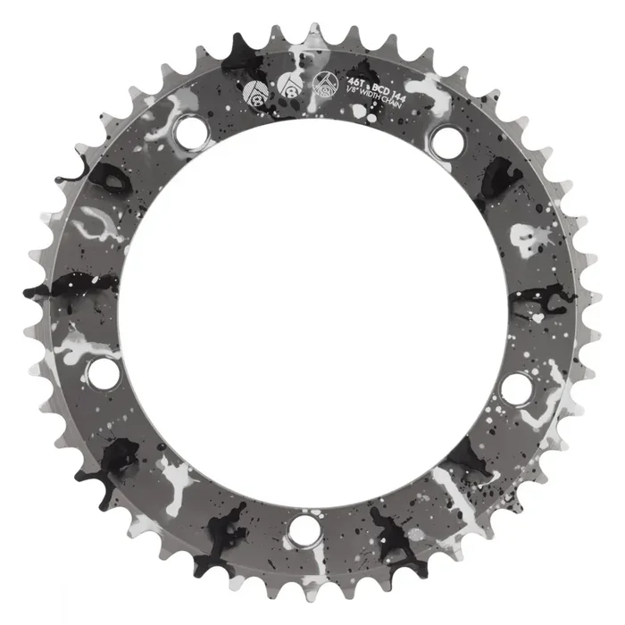 Origin8 Splat Track Chainring 46T 144mm 5-bolt Silver