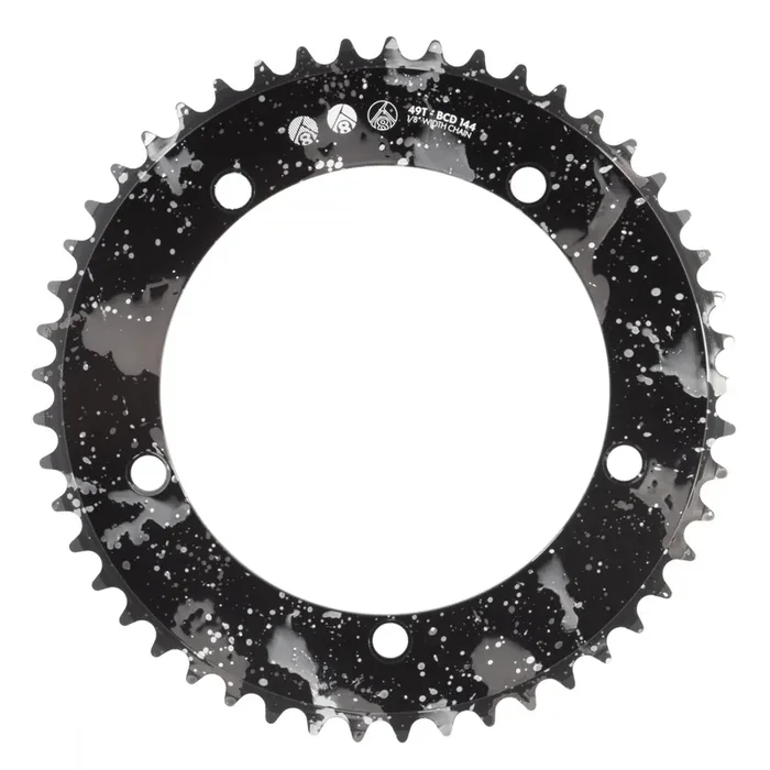Origin8 Splat Track Chainring 49T 144mm 5-bolt Black
