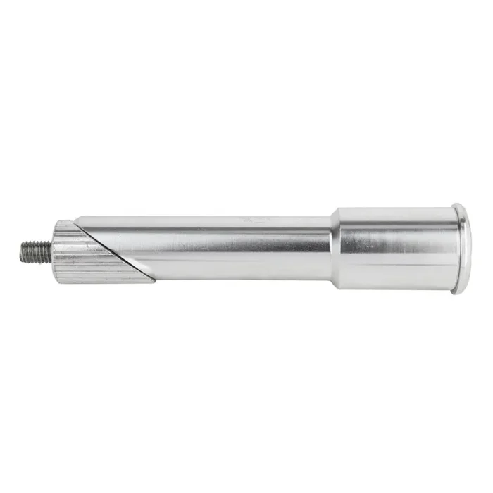 Origin8 Threadless Quill Adapter 1in Fork to 1-1/8in Stem Silver