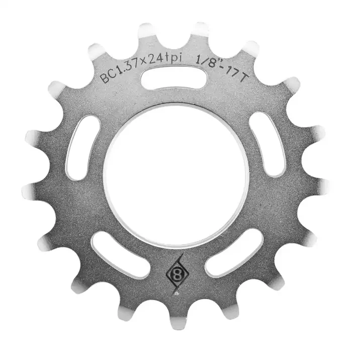 Origin8 Track Cog 17T x 1/8` Silver