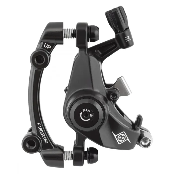 ORIGIN8 Vise II PM MTB Mechanical Disc Brake Standard Post Mount MTB Front or Rear
