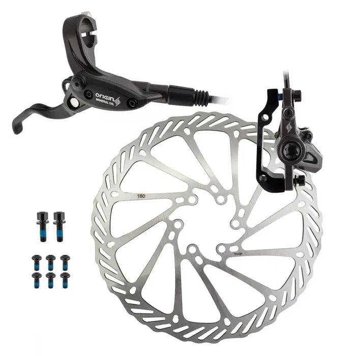 Origin8 Vise MTB Hydraulic PostMount Disc Brake Front Standard 180mm Mineral Oil