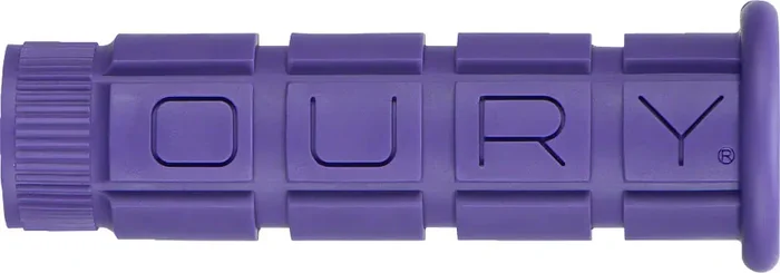 Oury Single Compound Grips – Purple Classic Soft Grips With Raised Blocks