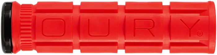 Oury Single-Sided V2 Lock-On Grips – Candy Red