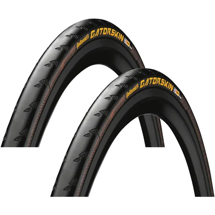 Pack of 2 Continental Gatorskin Tire – 650c x 23, Clincher, Wire, Black, PolyX Breaker 1183640000