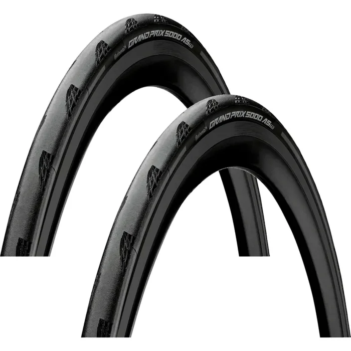 Pack of 2 Continental Grand Prix 5000 All Season TR Tire – 700 x 35, Tubeless, Folding, Black, BlackChili, Vectran Breaker, 1019130000