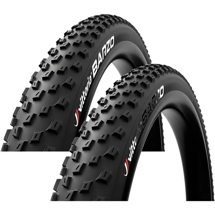 Pack of 2 Vittoria Barzo Tire – 29 x 2.1, Clincher, Wire, Black, 1C 1113S42352111TG