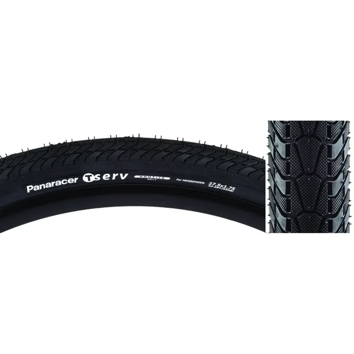 Panaracer Gravel Tire TServ Protite 27.5×1.75 Clincher Folding Black 60tpi RF650B42-TSV-B3