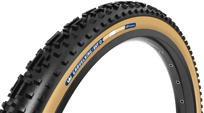Panaracer GravelKing EXT Plus Tire – 700 x 38, Tubeless, Folding, Black/Brown RF738-GKEXT-P-D2