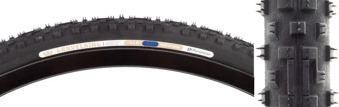 Panaracer GravelKing EXT Tire – 700 x 38 Tubeless Folding Black