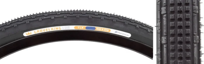 Panaracer GravelKing SK Tire – 700 x 40 Tubeless Folding Black
