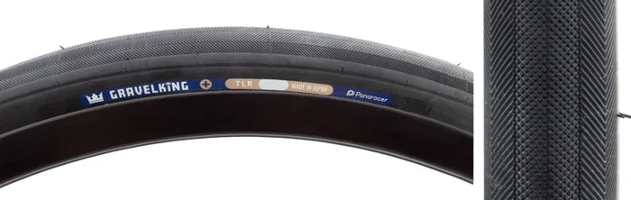 Panaracer GravelKing Slick Plus Tire – 700 x 35 Tubeless Folding Black