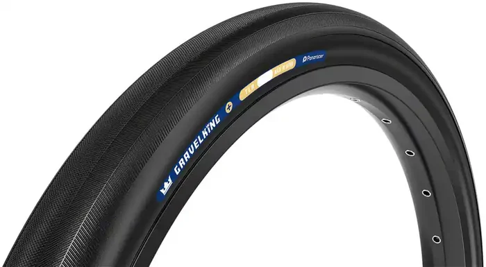 Panaracer GravelKing Slick Plus Tire – 700 x 40, Tubeless, Folding, Black RF740-GK-P-B2