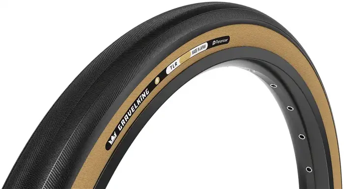 Panaracer GravelKing Slick R Tire – 700 x 35, Tubeless, Folding, Black/Amber RF735-GK-R-SX2