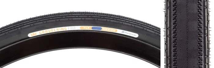 Panaracer GravelKing SS Tire – 650b x 48 / 27.5 x 1.90 Tubeless Folding BLK