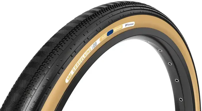 Panaracer GravelKing SS Tire – 700 x 28, Clincher, Folding, Black/Brown RF728-GKSS-D2