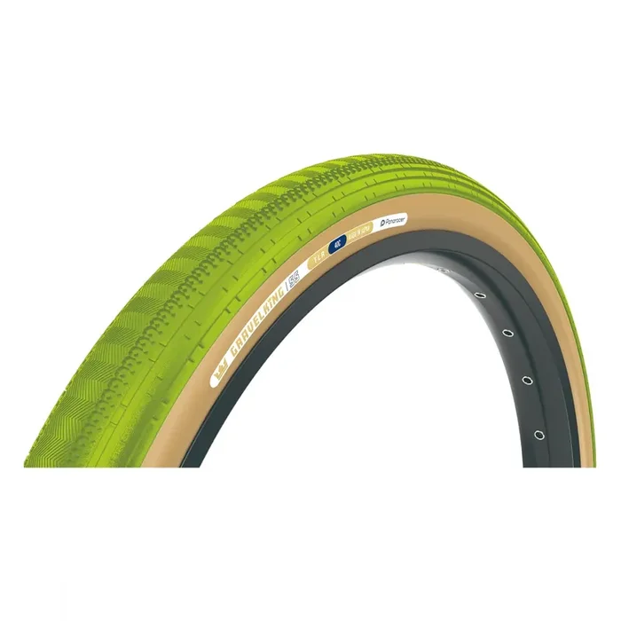 Panaracer GravelKing SS Tire – 700 x 40, Tubeless, Folding, Matcha/Brown RF740-GKSS-MC-D2