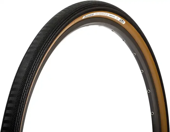 Panaracer GravelKing SS Tire – 700 x 45, Tubeless, Folding, Black/Brown RF745-GK-SS-D
