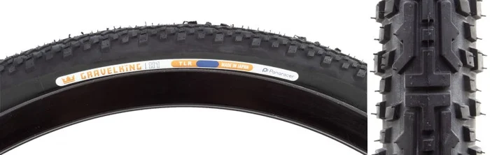 Panaracer GravelKing X1 Tire – 700 x 45 Tubeless Folding Black