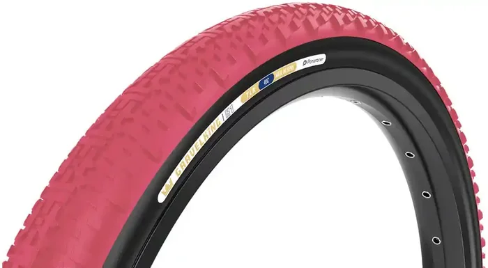 Panaracer GravelKing X1 Tire – 700 x 45, Tubeless, Folding, Cranberry/Black F745-GKX1-CR-B2