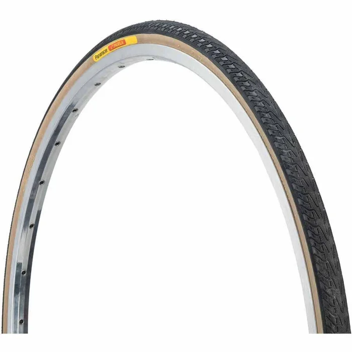 Panaracer Pasela 27×1-1/4 Bike Tire Black/Tan Steel