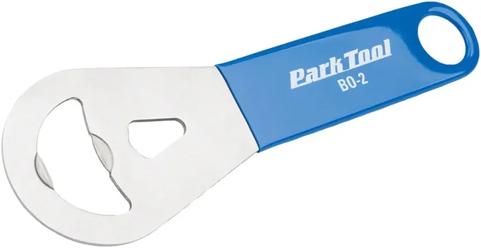 Park Tool Bottle Opener Blue Coated Vinyl Handle Stainless Dishwasher safe