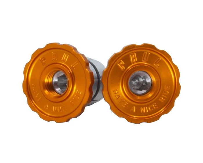 Paul Components Aluminum Bar End Plugs (Orange)