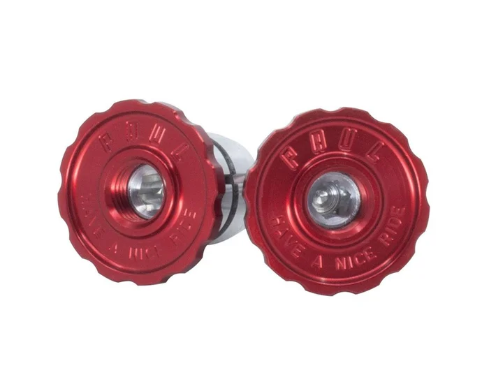 Paul Components Aluminum Bar End Plugs (Red)