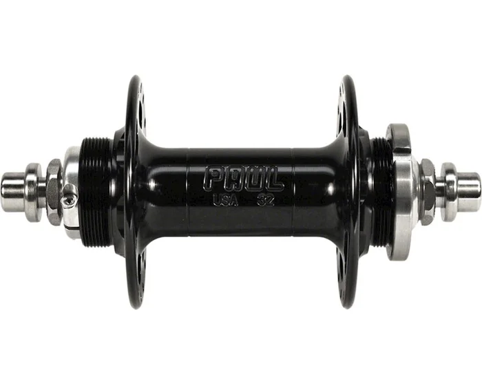 Paul Components High Flange Rear Hub (Black) (Freewheel/Fixed) (10 x 120mm) (32H)