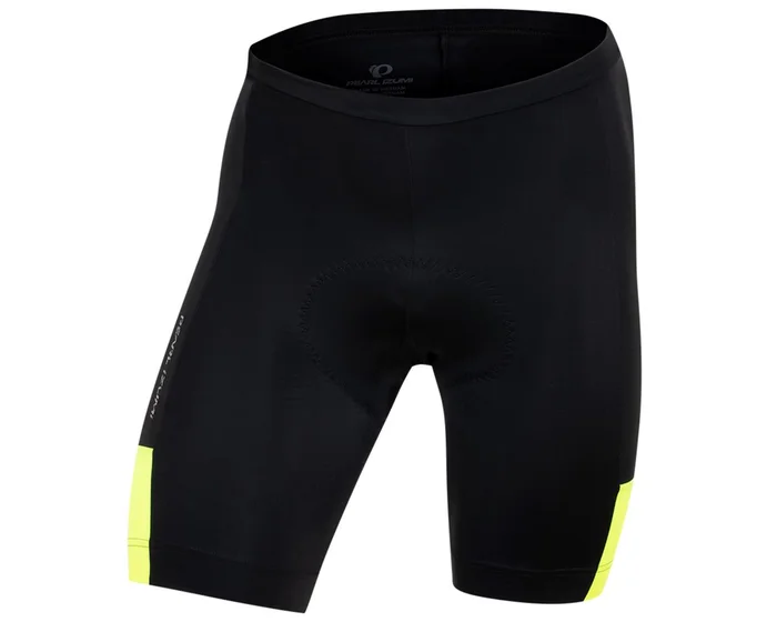 Pearl iZUMi Quest Shorts (Black/Screaming Yellow) (2XL)