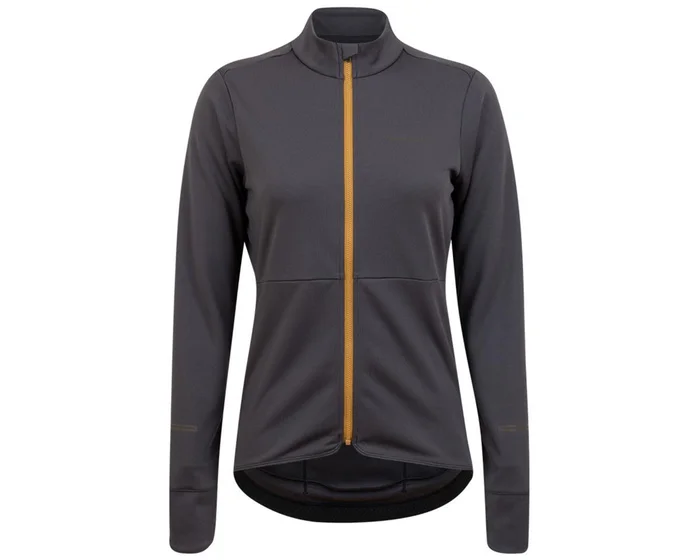 Pearl iZUMi Women’s Quest Thermal Long Sleeve Jersey (Dark Ink/Toffee) (S)