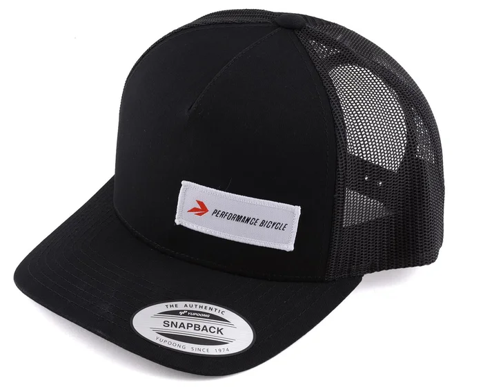 Performance Bicycle Trucker Hat (Black) (Universal Adult)